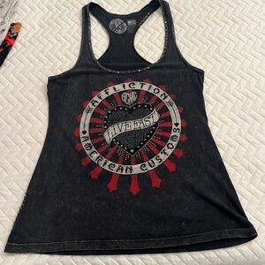Affliction brand women’s tank top XL